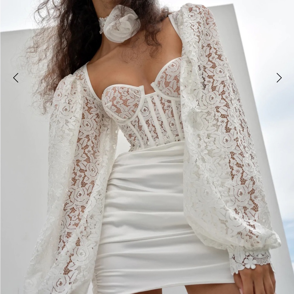For Love & Lemons Lacey Mini Dress